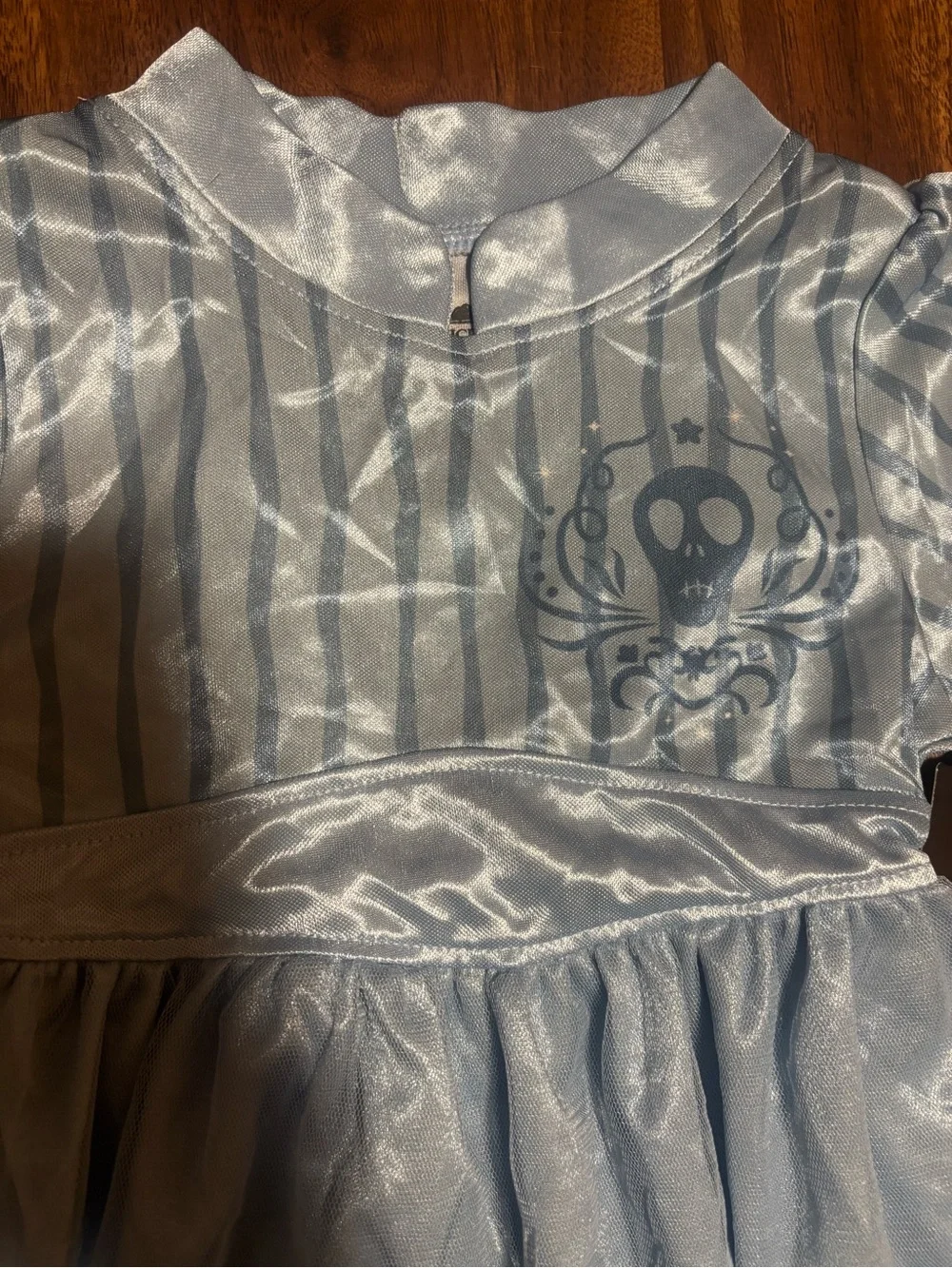 Beetlejuice Girls’ Astrid Dress-Up Nightgown Pajamas - Blue